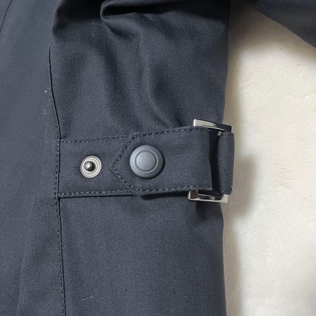 美品✨ダーバン　ステンカラーコートM ダウンライナー付　2WAYブラック　ロング