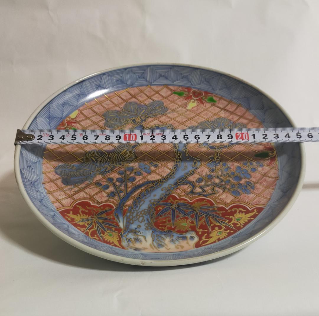 国宝級古代伊万里飾皿松竹梅図