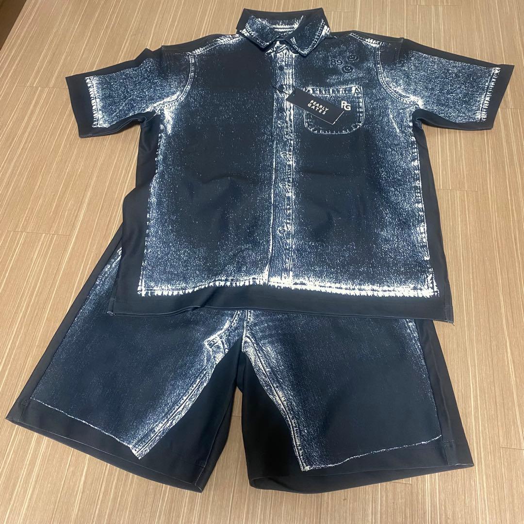 新品タグ付き　パーリーゲイツ　デニム風セットアップ