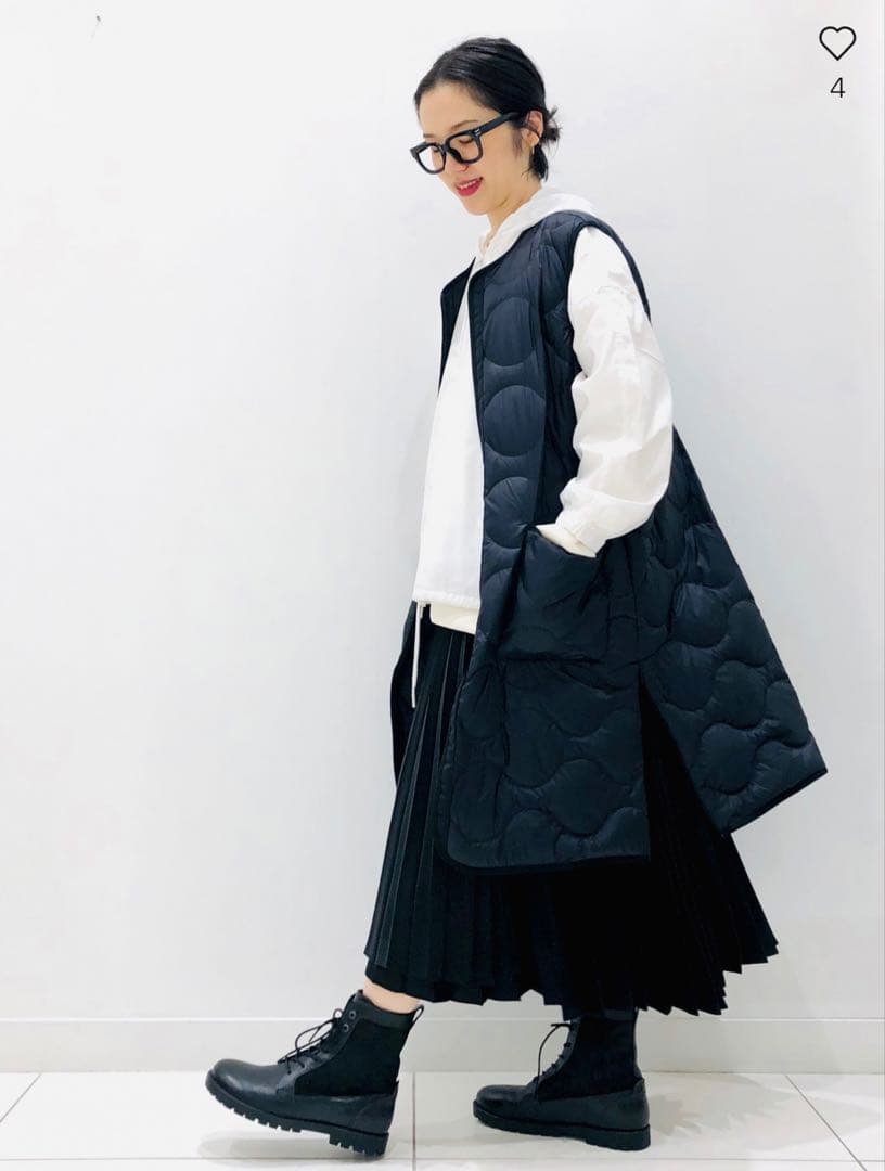 【新品】ユニクロ× Theory ウルトラライトダウンロングベスト　S