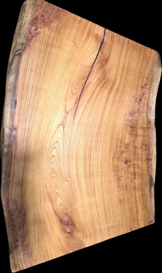 ​【幅広65cm】ケヤキ 一枚板 塗装済 パソコンデスク 天板 無垢