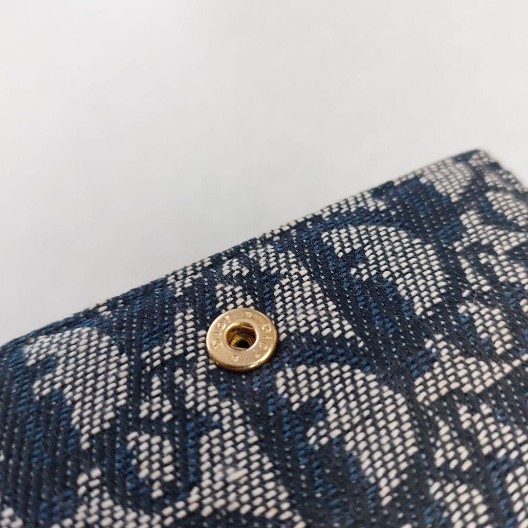 【大人気】クリスチャンディオール　サドル　カード入れ財布　トロッター　キャンバス