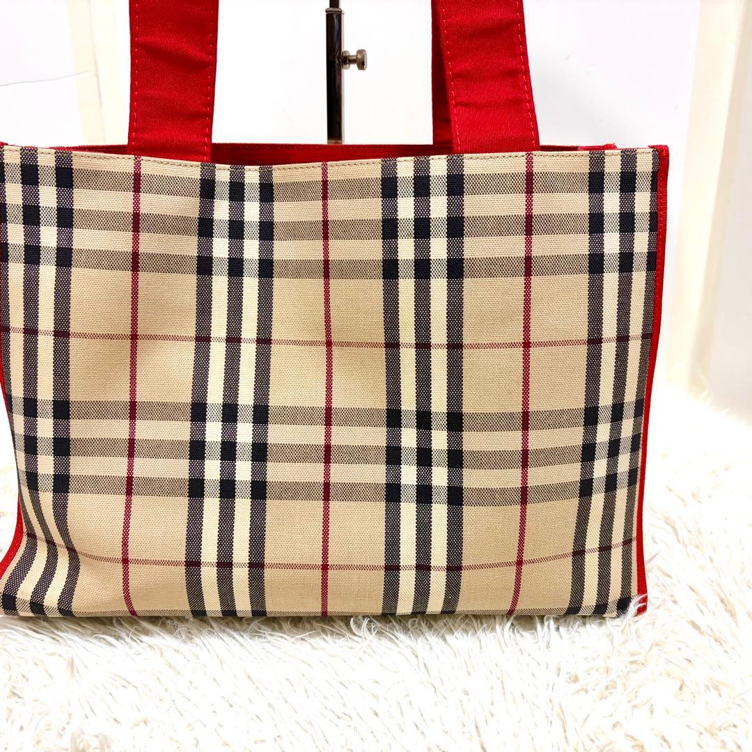✨美品✨BURBERRY LONDON バーバリーロンドンキャンバストートバッグ