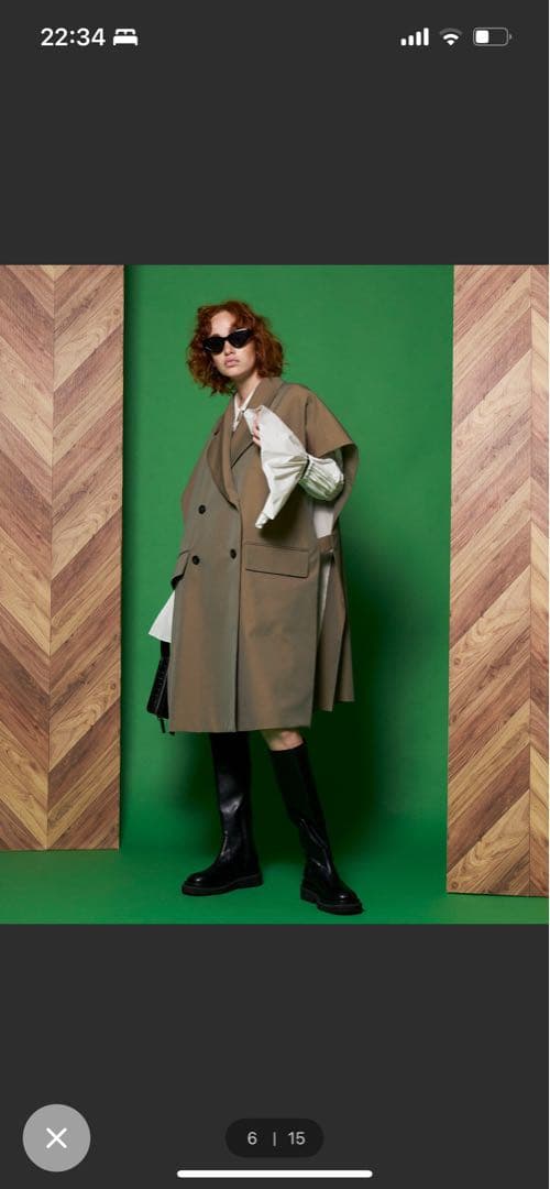 MAISON SPECIAL ハイカウントオーバージレ カーキ