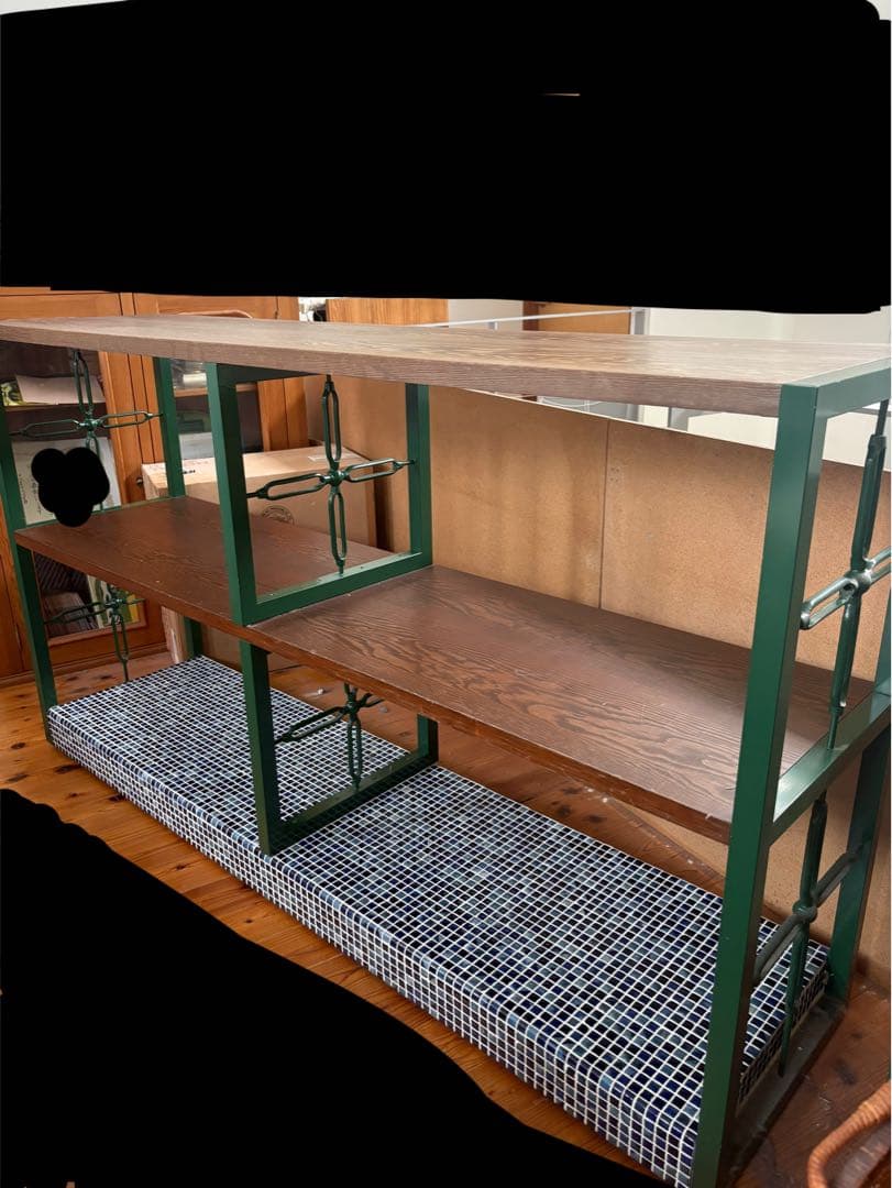 m*様 アイアン家具　造作　店舗　什器　棚　タイル　おしゃれ 棚