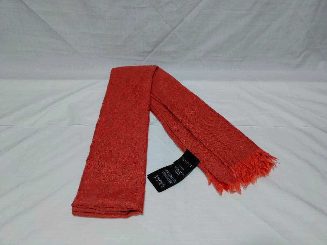 超美品 グッチ GUCCI ストール ショール マフラー
