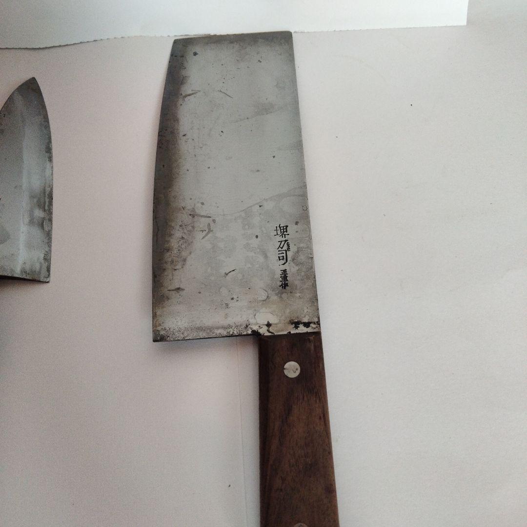 赤*が様 調理師専門学校包丁セット3本 3ヶ月のみ使用　研ぎ職人依頼研ぎ済み　堺