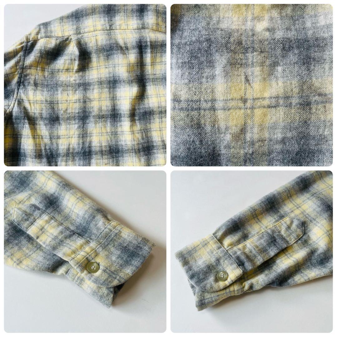 ド*ン様 Pendleton 1950s ウールボードシャツ USA製 L 黄色