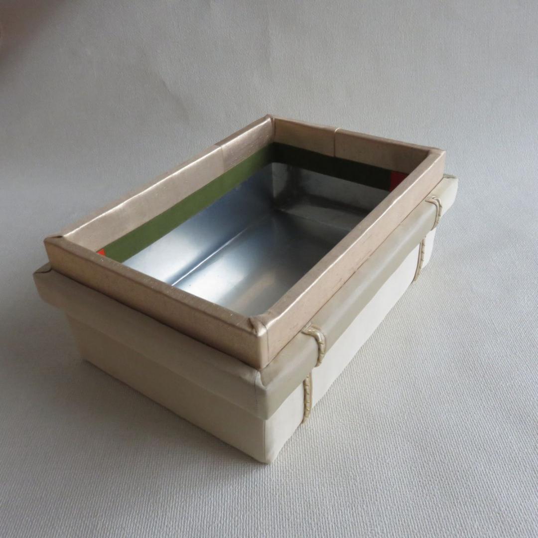 未使用　カルトナージュ　お茶箱