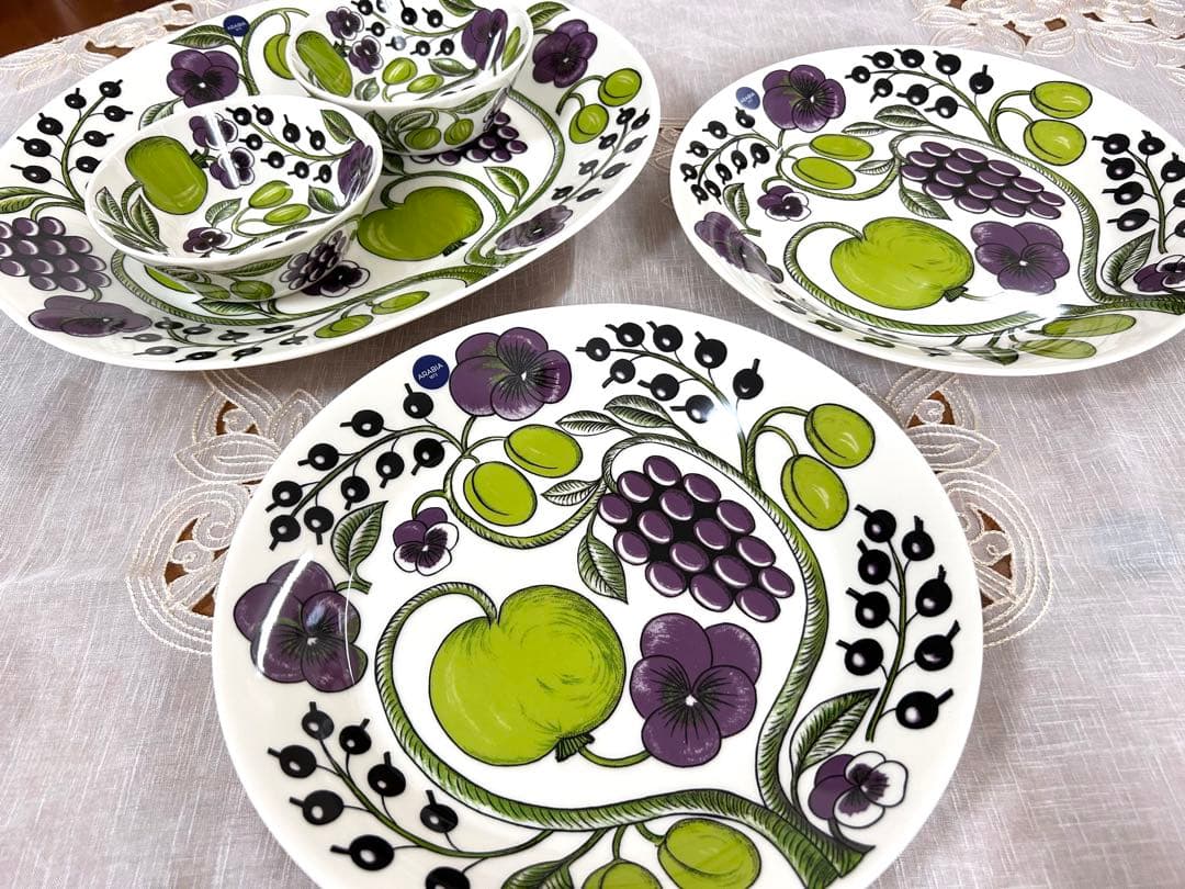 パラティッシ　オーバル　プレート　セット