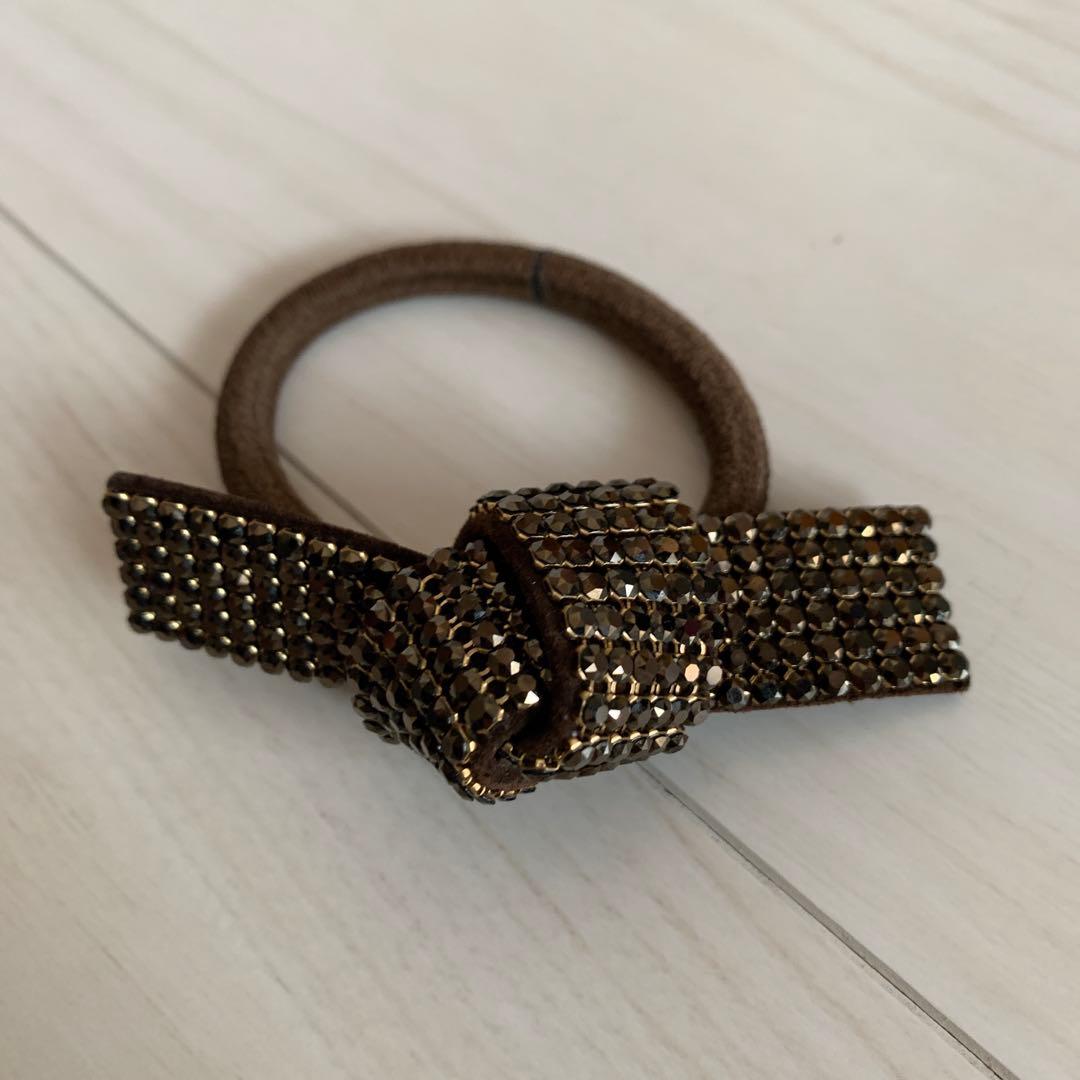 acca　アッカ ドレスポニー　ヘアゴム　ブラウン