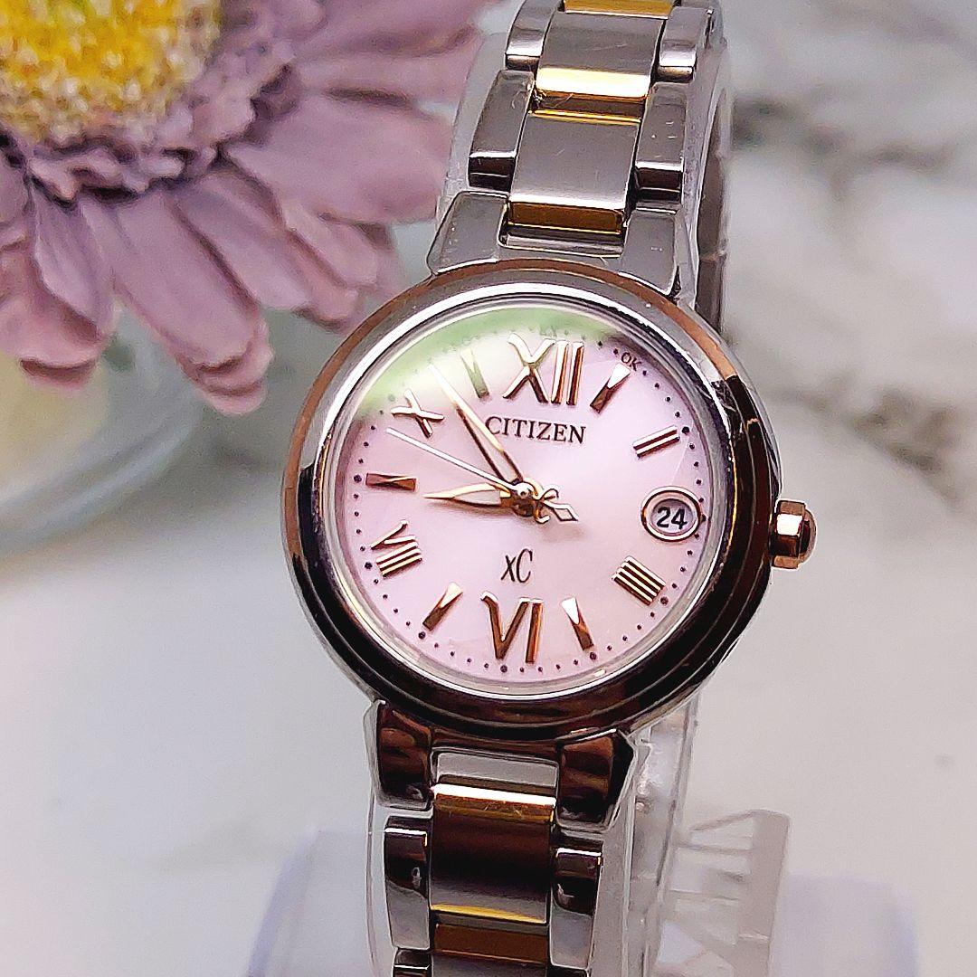 【美品・稼働品】CITIZEN XC クロスシー エコドライブ電波時計