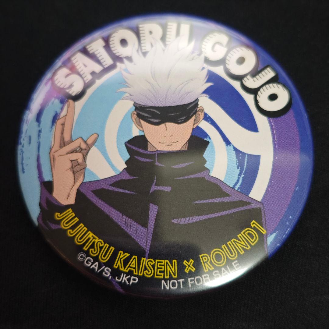 呪術廻戦 round1　五条悟 缶バッジ