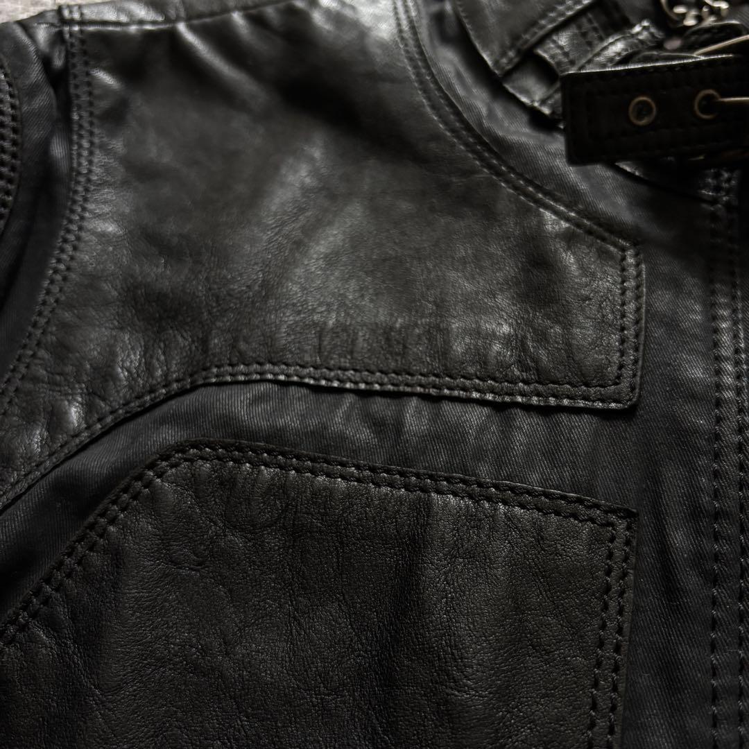 archive replay コーティング 切り替え レザージャケットhedi