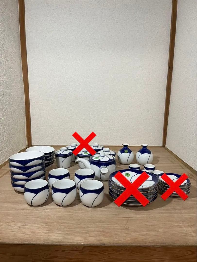 希少　白山陶器　ねじり梅　食器セット