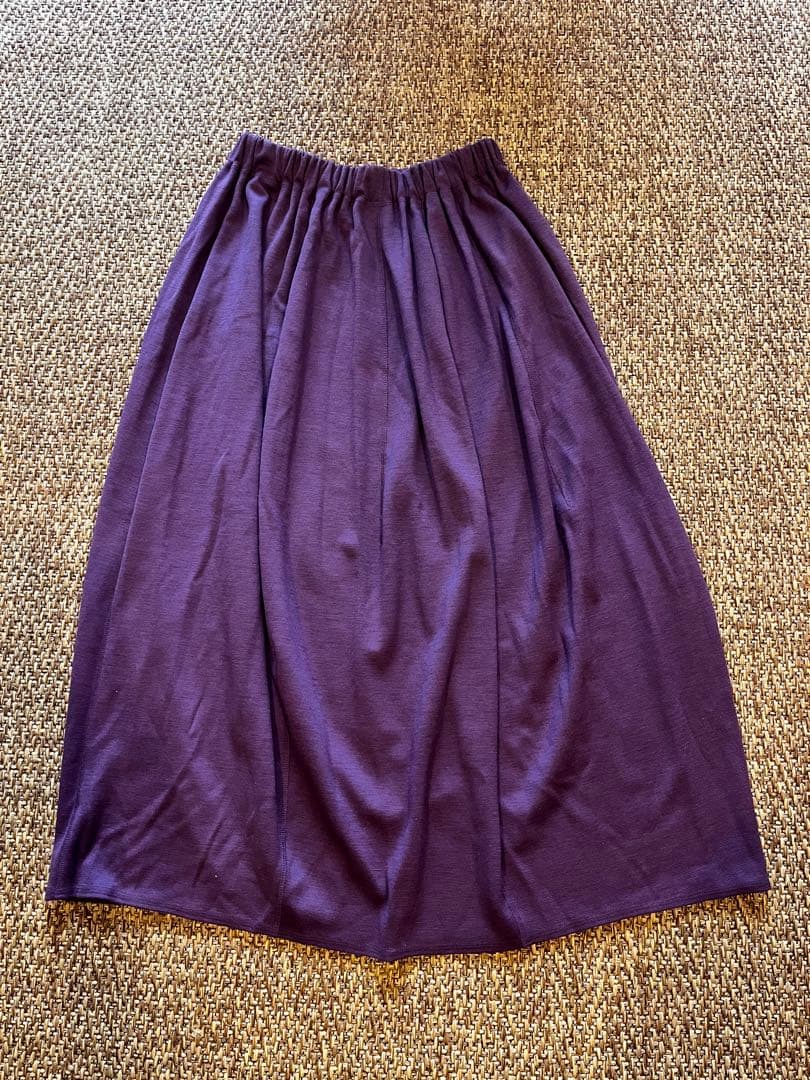JURGEN LEHL 紫色 フレアロングスカート