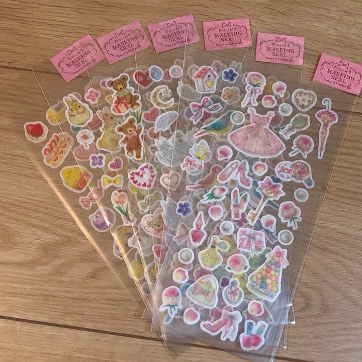 ★新品★たけいみき  マスキングシール  6種セット