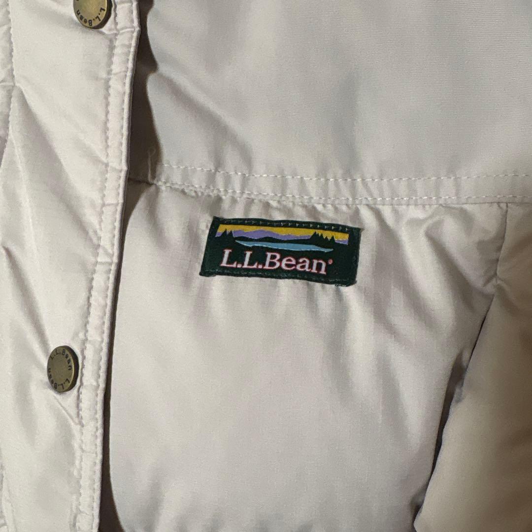 L.L.Bean フード付きダウンジャケット ホワイト