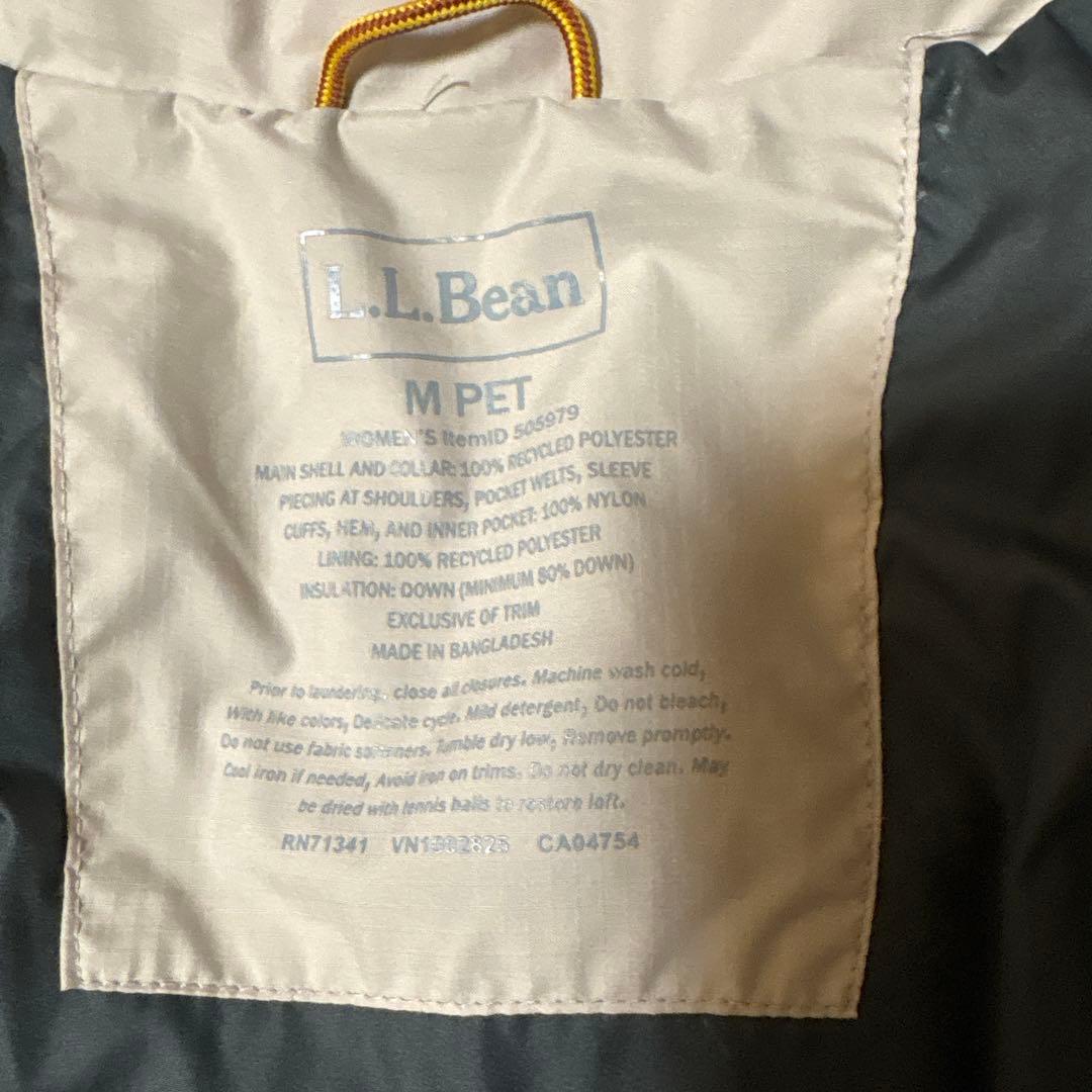 L.L.Bean フード付きダウンジャケット ホワイト