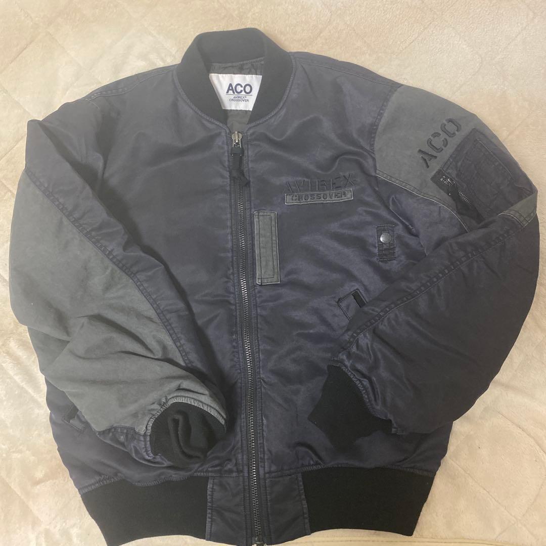 AVIREX FADED MA-1 CUSTOM　フライトジャケット