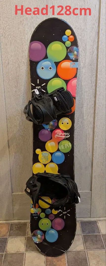 HEAD スノーボード128cm＆バインディング 子供用