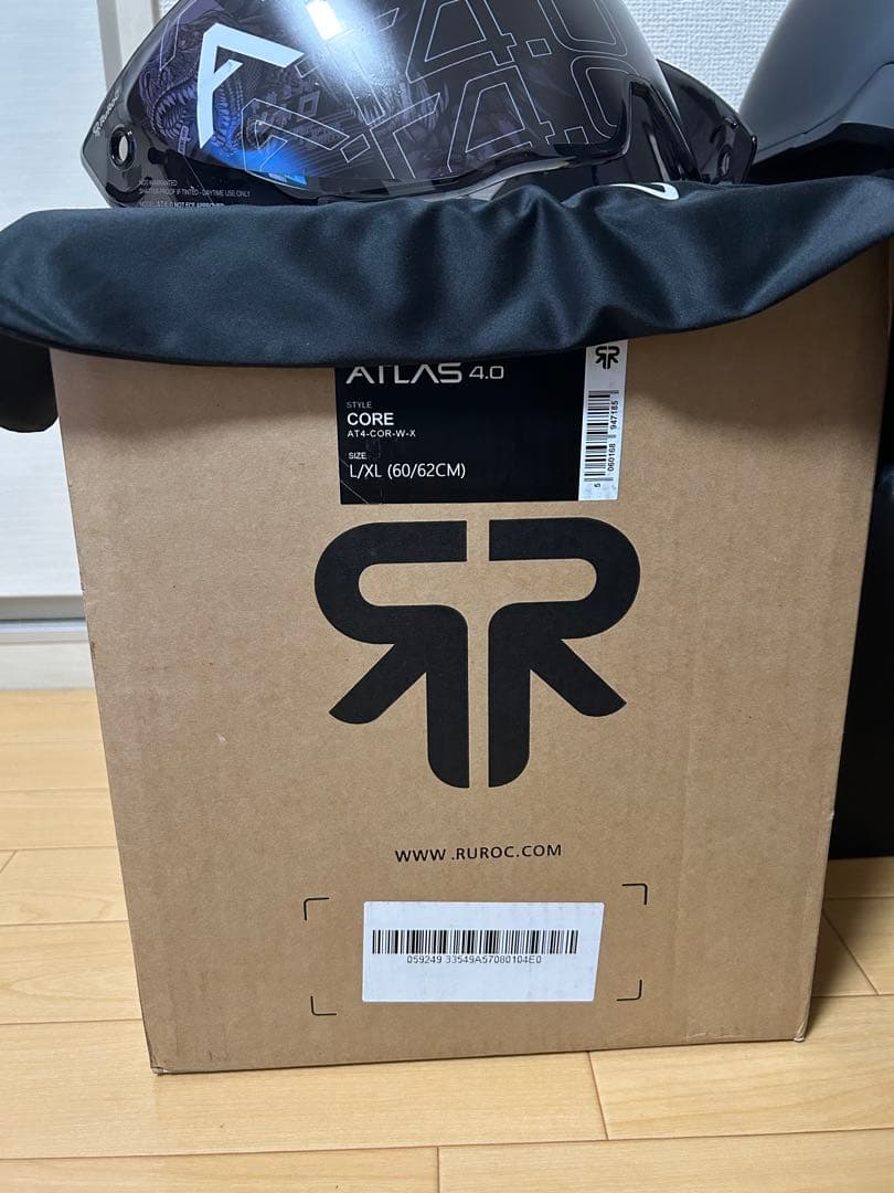 Ruroc ATLAS 4.0 CORE マットブラック L/XL 60/62
