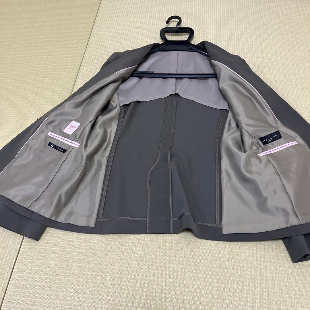 上下セットアップAOKI Oggiコラボ ダブルクロス ノーカラージャケット