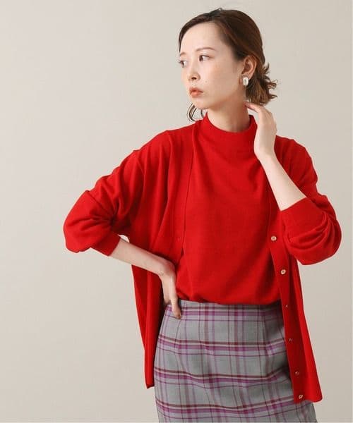 IENA ALBA　アンサンブル　ニット　赤