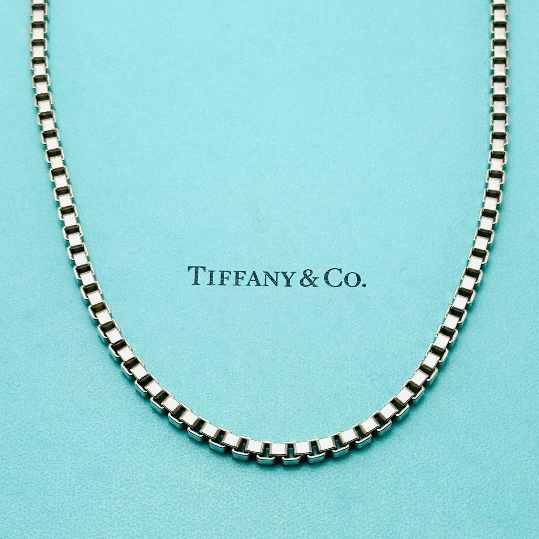 Tiffany ベネチアン　リンク　チェーン　シルバーネックレス　Ag925
