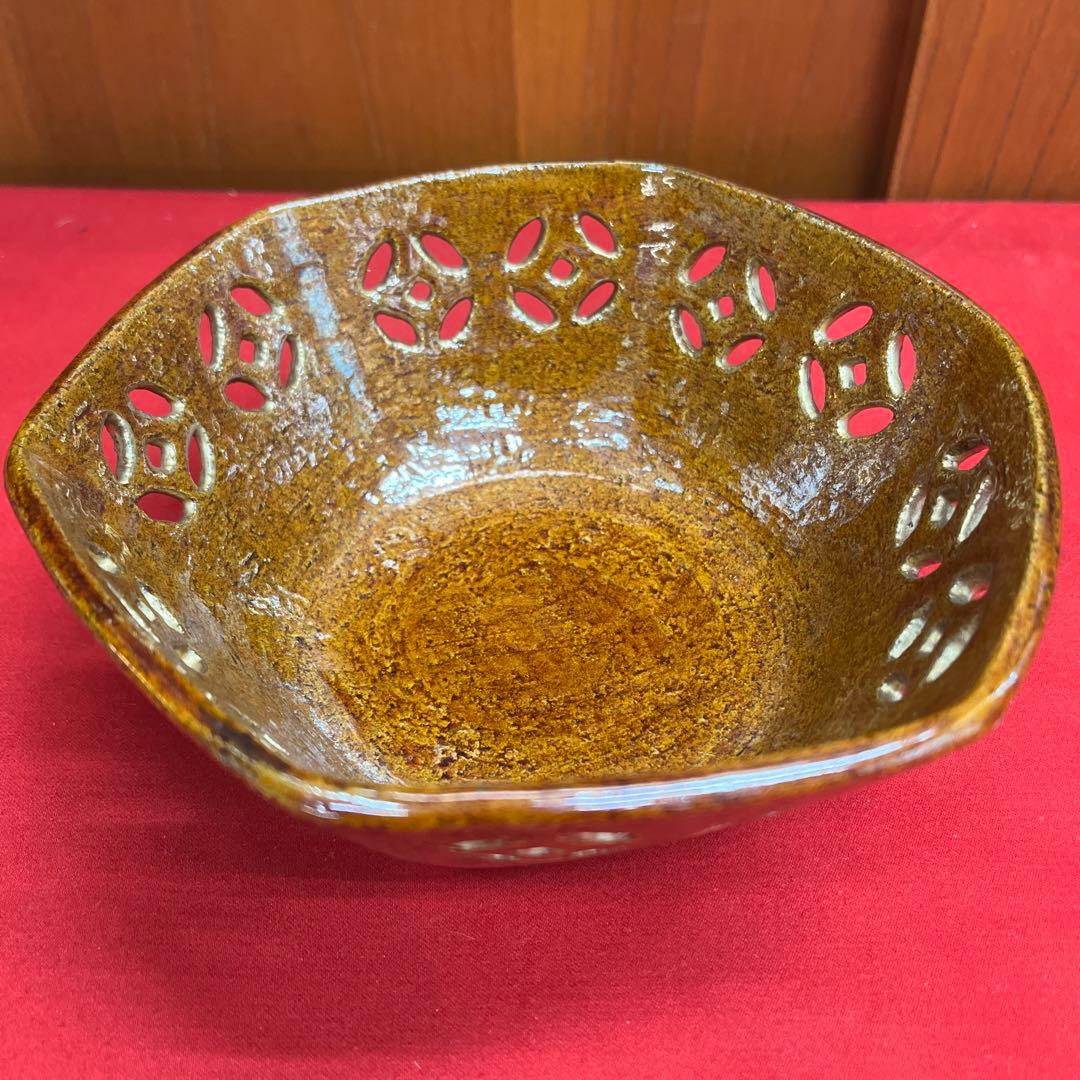 大樋焼　菓子鉢