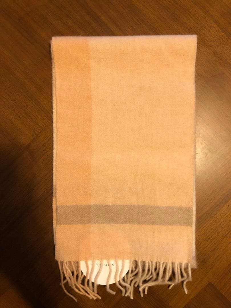 【新品】Chloe カシミア 100% マフラー チェック ピンク ベージュ