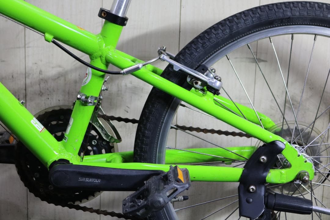 ルイガノ LGS-J22 22型 アルミ シマノ18速 本格子供用MTB 緑