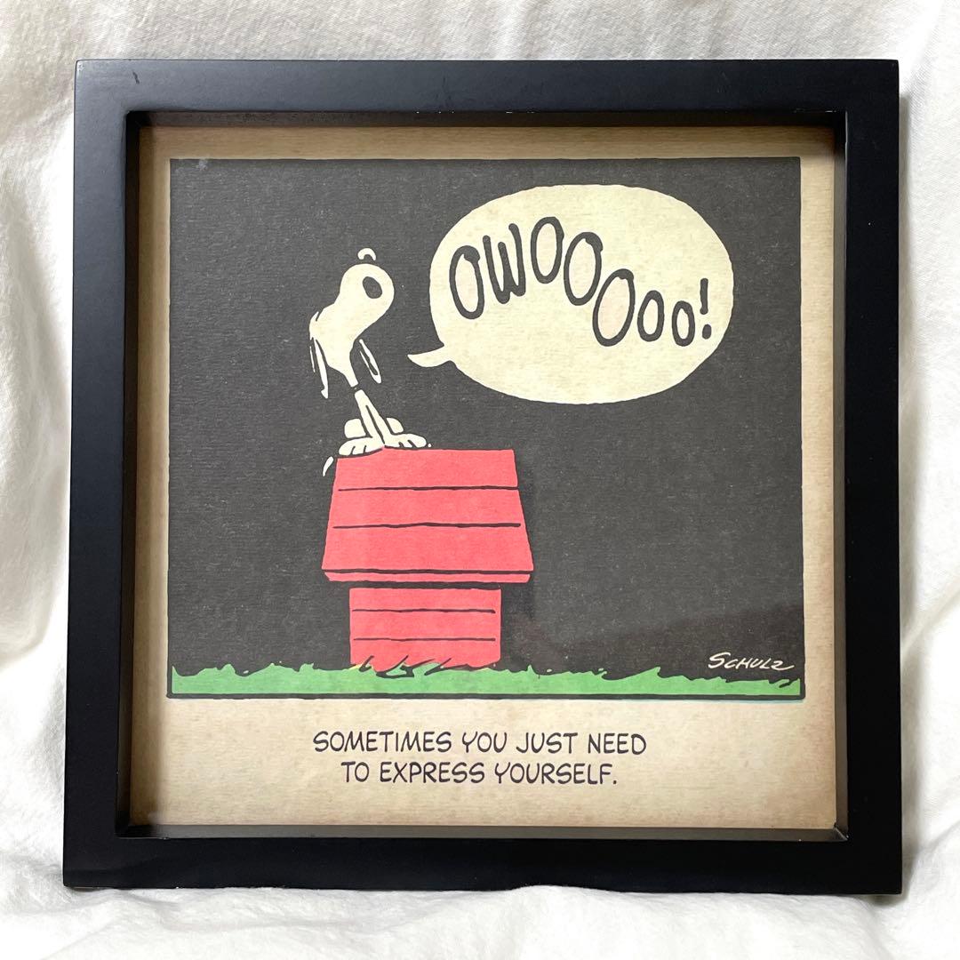 ■希少■ホールマーク　スヌーピー　ピーナッツ　ヴィンテージ アートフレーム