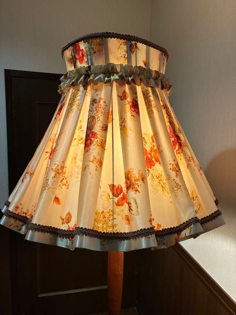 昭和レトロ スタンドライト シェードランプ フロアスタンド ヴィンテージ 古家具