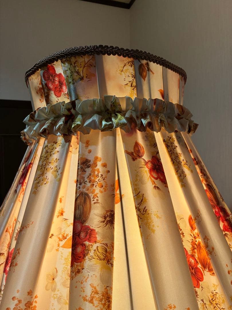 昭和レトロ スタンドライト シェードランプ フロアスタンド ヴィンテージ 古家具