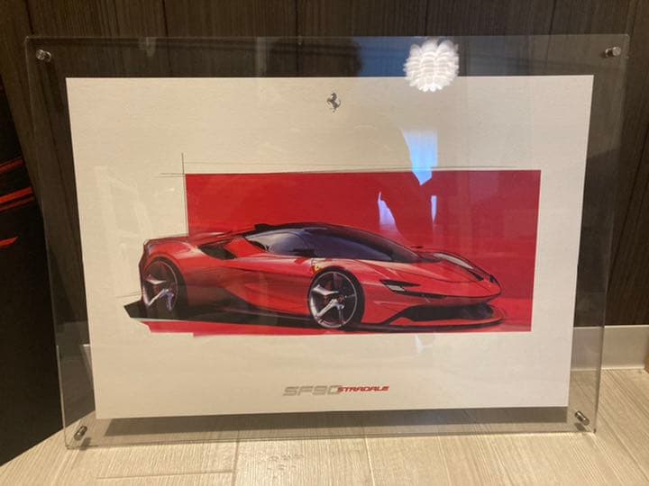 （美品・超レア）フェラーリ　SF90ストラダーレ イラスト