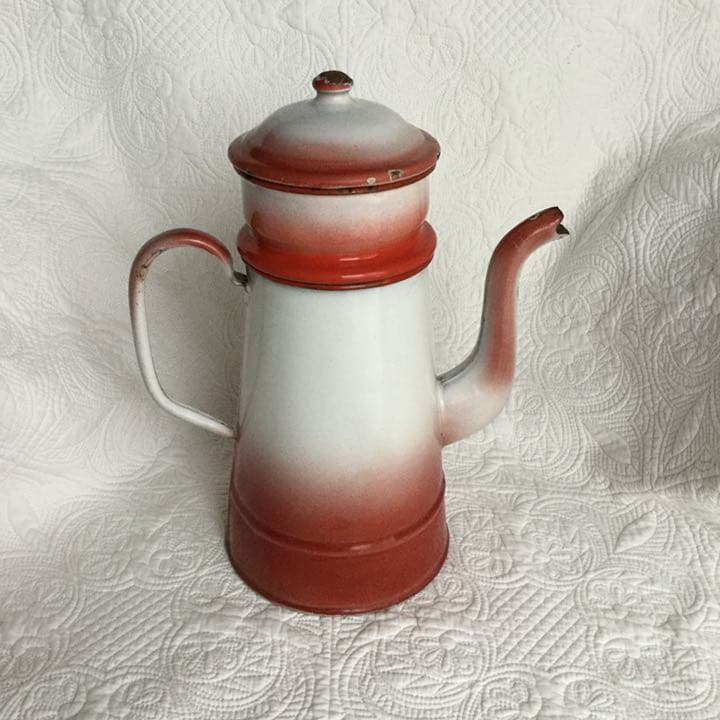 琺瑯ポット✳︎フランス　アンティーク