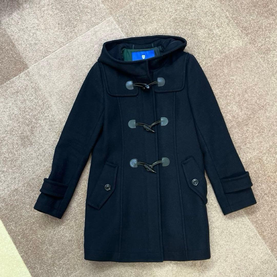 バーバリーブルーレーベル　ダッフルコート　40 Ｌ　紺