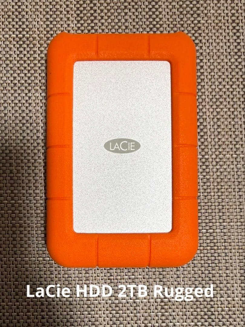 外付けハードディスク・ドライブ LaCie HDD 2TB Rugged