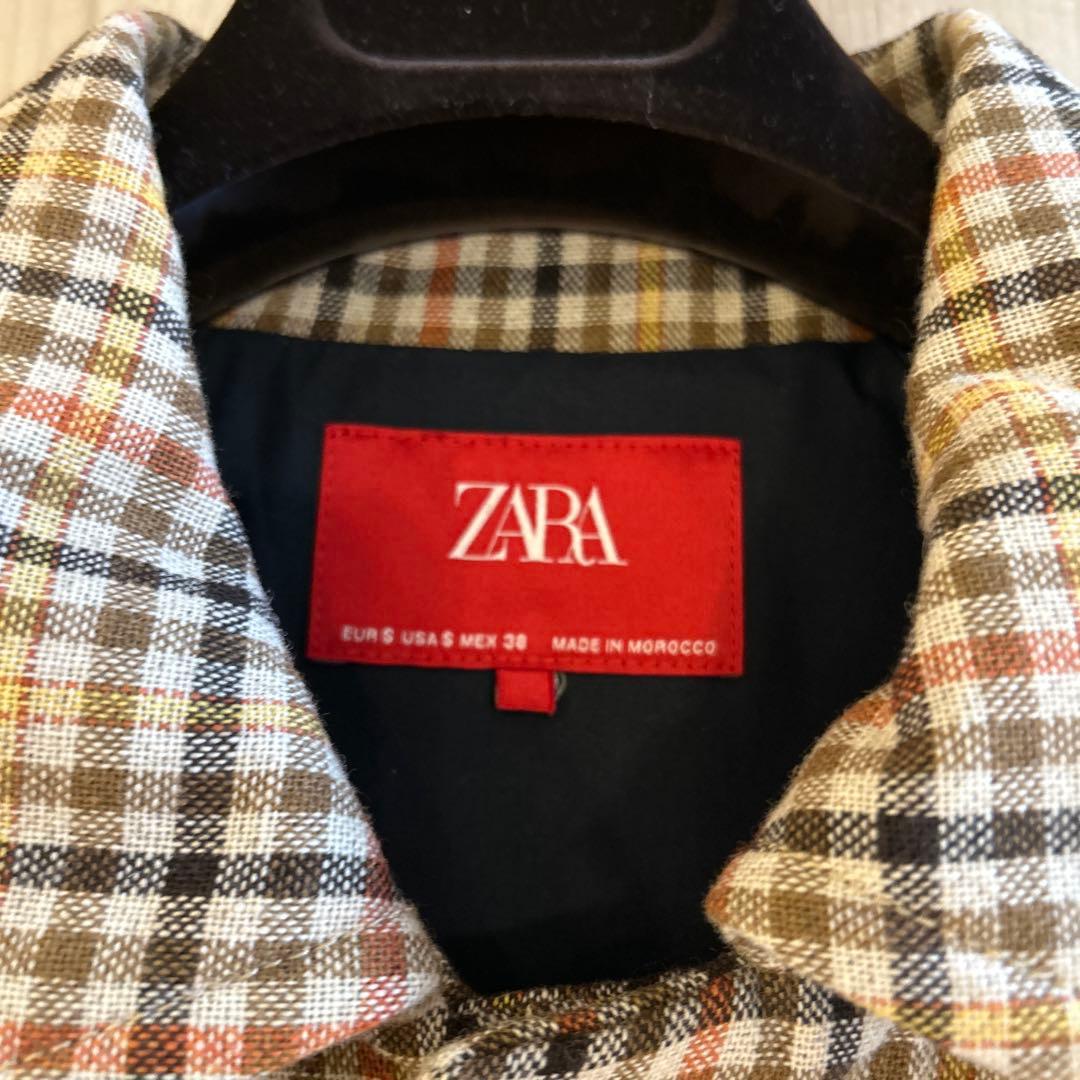ZARA HARRY LAMBERTトレンチコート チェック　S 定価約4万円