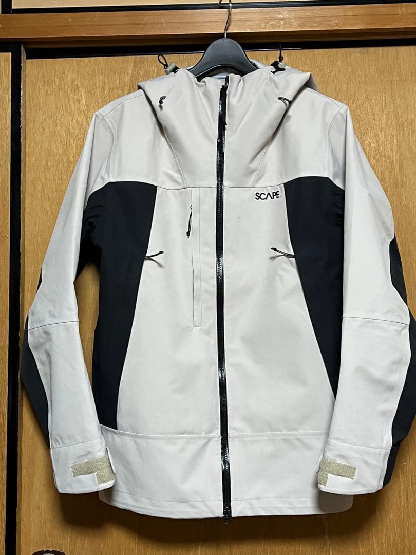 SCAPE POWジャケット BIBパンツ　サンド/ブラック