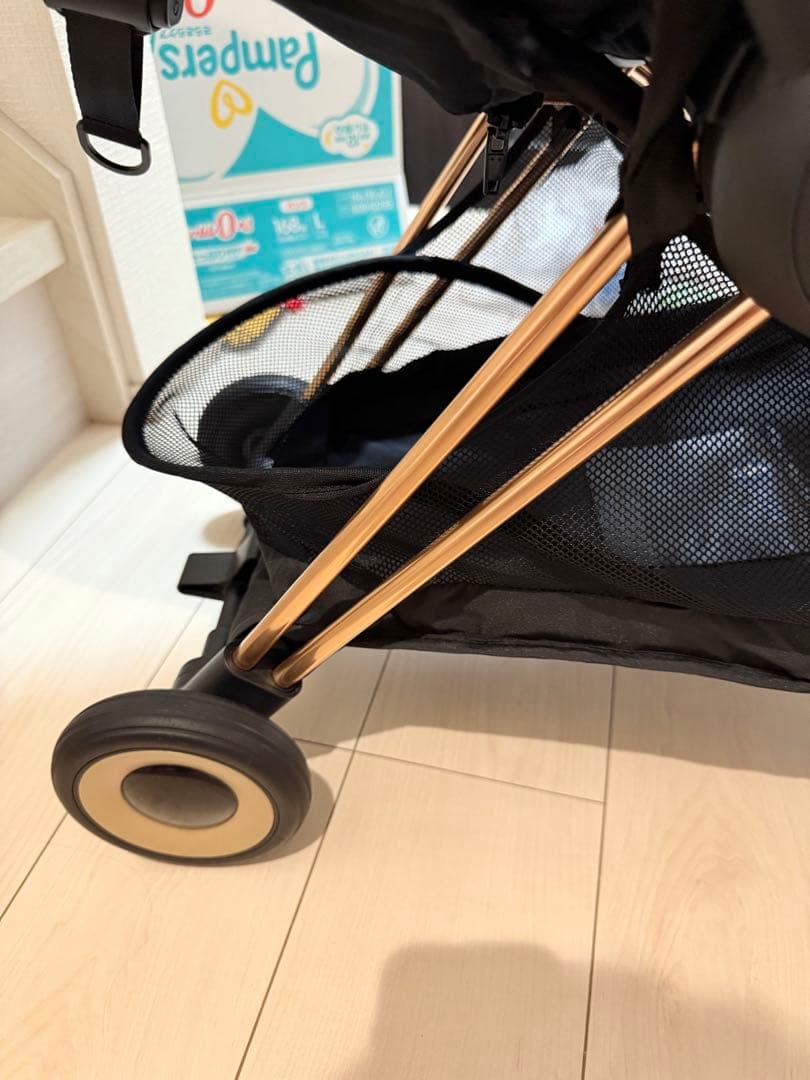 美品 サイベックス COYA コヤ ベビーカー ピンクゴールド バンパー付