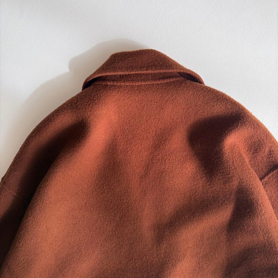 アダムエロペ　nishikawa　super120　チェスターコート　ウール