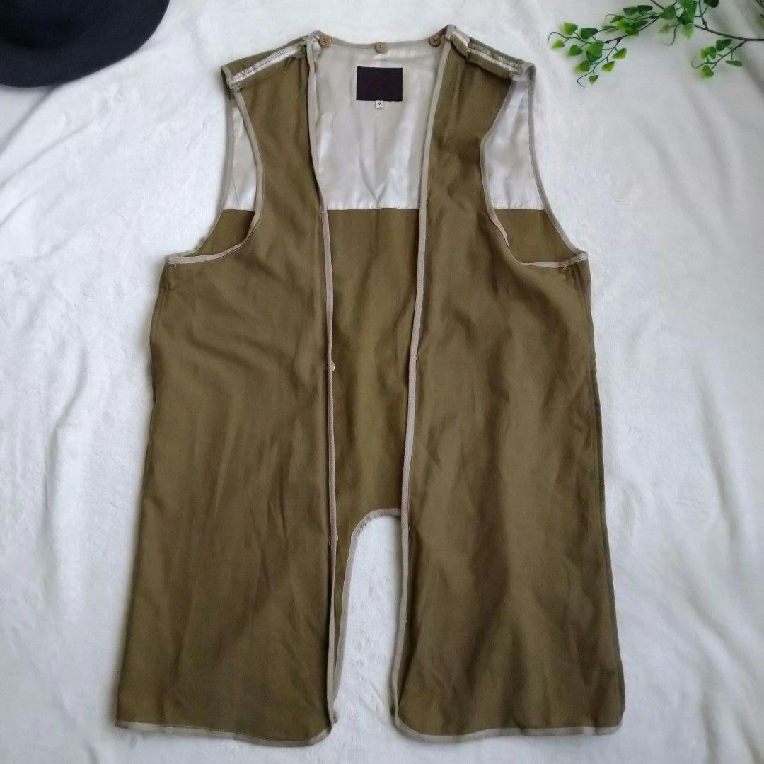 タケオキクチ ロング トレンチコート ダブル メンズ ライナー ベージュ M