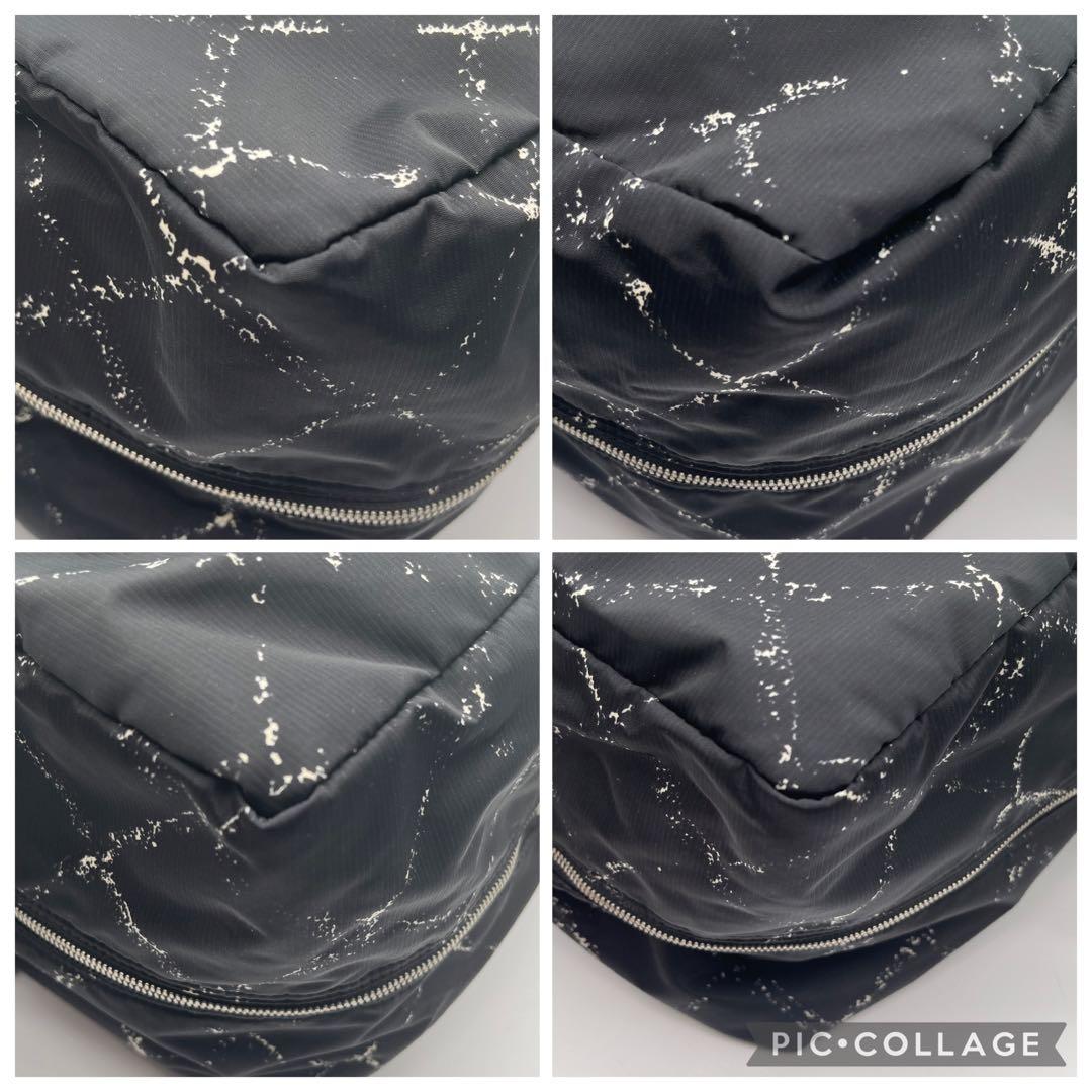 CHANEL シャネル 旧トラベルライン ボストンバッグ ブラック系