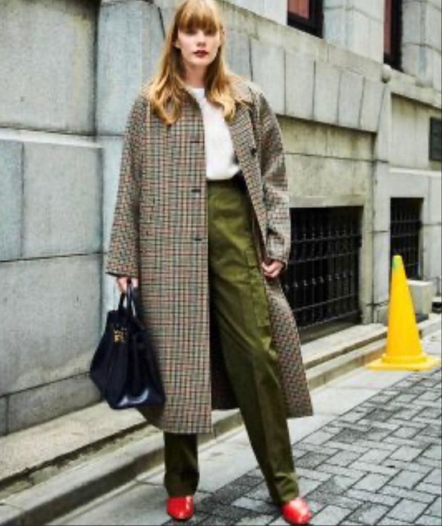 限定価格美品格安シンゾーン　バルマカーンコート　34 クラブチェック