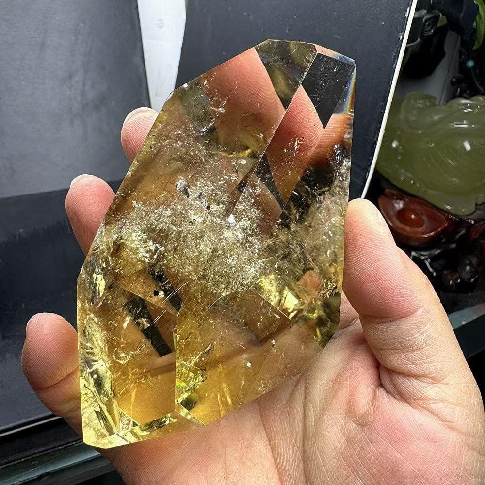 AAAAAAA級天然シトリン水晶原石B0105/YS/10213010/350D