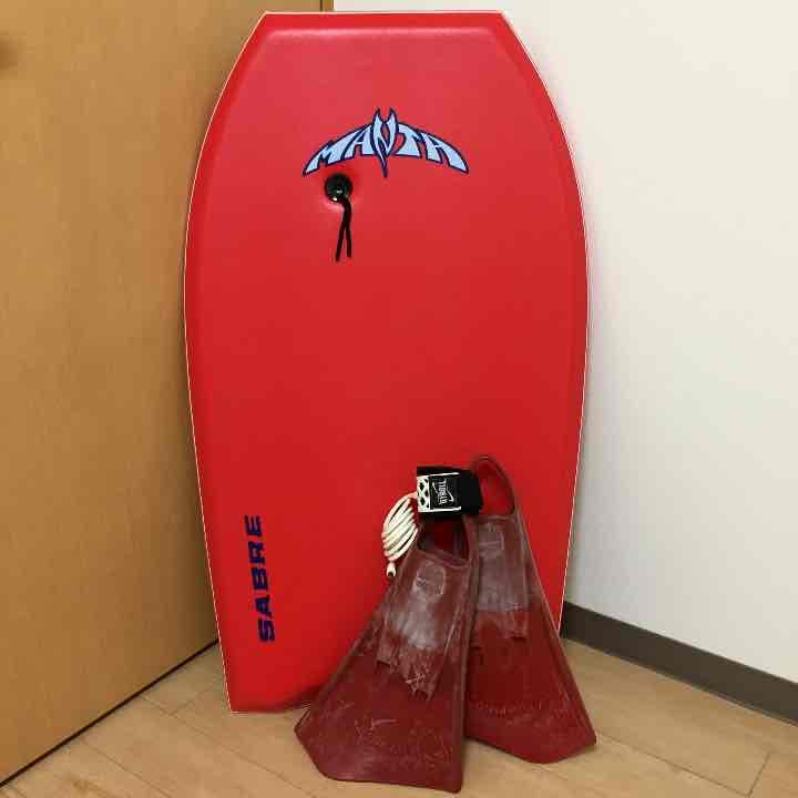 【レトロ】超激レア美品ハワイ店限定。MANTA BODY BOARD】ボードのみ