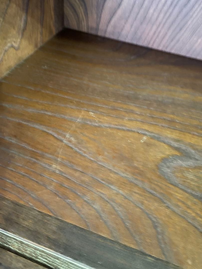 破格送料無料 アンティーク/水屋箪笥/食器棚/ガラス棚/ダイニングボード