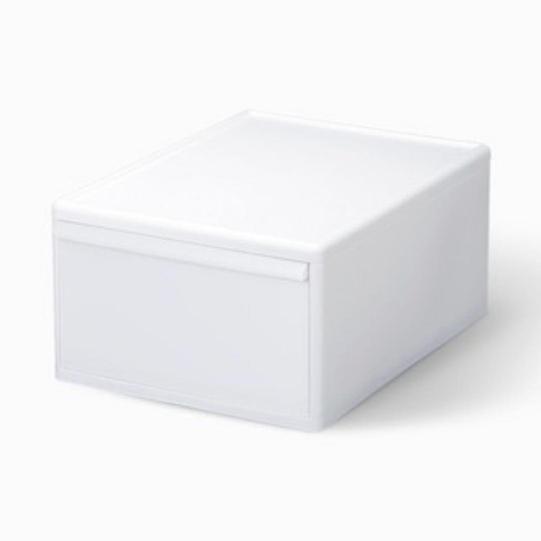 大人気！売り切れ続出！！　ライクイット ホワイト収納ケース ボックス型